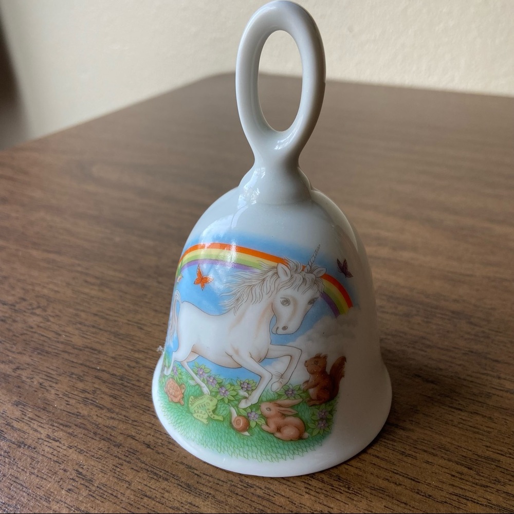 Rainbow, unicorn, & friends bell